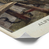 Alfred Dreyfus im Gefängnis Poster (Ecke)