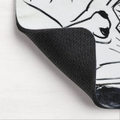 Alfred Hitchcock Mousepad by J. Gatsby Original (Ecke)