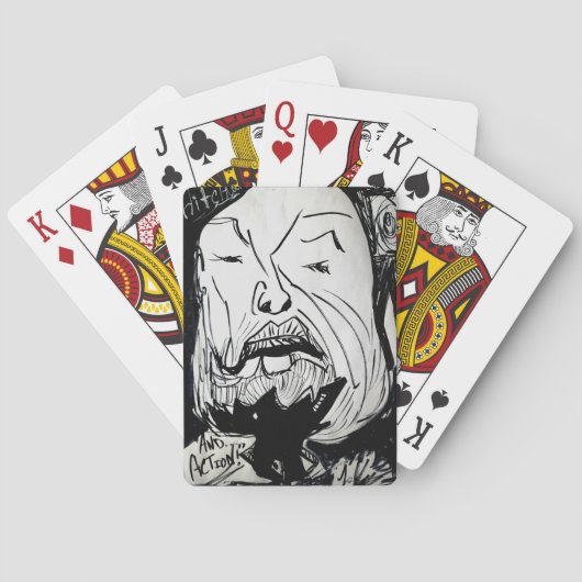 Alfred Hitchcock Playing Cards for your next game Spielkarten (Rückseite)