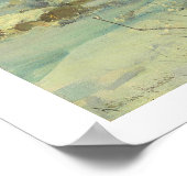 Alfred Kowalski Lone Wolf im Winter Ölgemälde P Poster (Ecke)