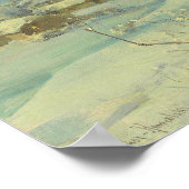 Alfred Kowalski Lone Wolf im Winter Ölgemälde Poster (Ecke)