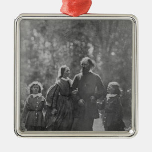 Alfred, Lord Tennyson Ornament Aus Metall