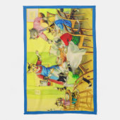 Alfred Mainzer cats Dinner Desaster Print Geschirrtuch (Vertikal)