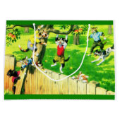 Alfred Mainzer-Katzen klettern auf einen Apfelbaum Große Geschenktüte (Vorderseite)