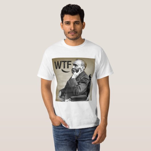 Alfred Nobel, WTF T-Shirt (Vorne ganz)