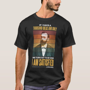 Alfred Nobelpreisträger & Wissenschaftler zitieren T-Shirt