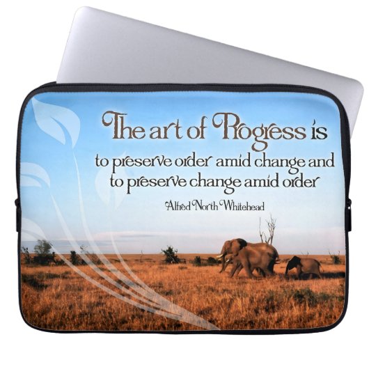 Alfred North Whitehead Inspiration Laptopschutzhülle (Vorderseite)