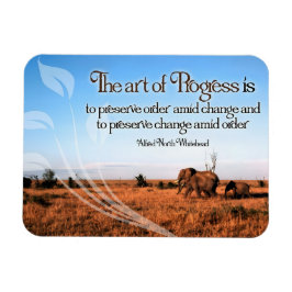 Alfred North Whitehead Inspiration Magnet