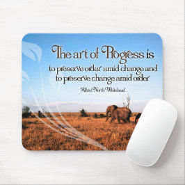 Alfred North Whitehead Inspiration Mousepad