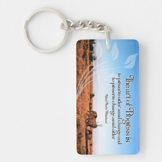 Alfred North Whitehead Inspiration Schlüsselanhänger (Vorderseite)