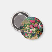 Alfred Petit Blume Baskets und Blume Pots in.. Magnet (Vorderseite/Rückseite)