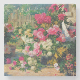 Alfred Petit Blume Baskets und Blume Pots in.. Steinuntersetzer