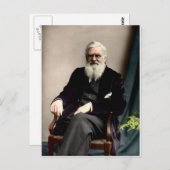 Alfred Russel Wallace c 1895 Postkarte (Vorne/Hinten)