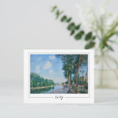 Alfred Sisley #11 - Fine Art Postcard Postkarte (Stehend Vorderseite)