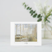 Alfred Sisley #12 - Fine Art Postcard Postkarte (Stehend Vorderseite)