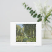Alfred Sisley #13 - Fine Art Postcard Postkarte (Stehend Vorderseite)