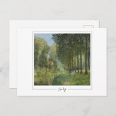 Alfred Sisley #13 - Fine Art Postcard Postkarte (Vorne/Hinten)