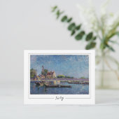 Alfred Sisley #144 - Fine Art Postcard Postkarte (Stehend Vorderseite)