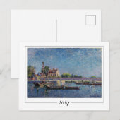 Alfred Sisley #144 - Fine Art Postcard Postkarte (Vorne/Hinten)