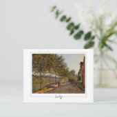 Alfred Sisley #14 - Fine Art Postcard Postkarte (Stehend Vorderseite)