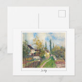 Alfred Sisley #15 - Fine Art Postcard Postkarte (Vorne/Hinten)