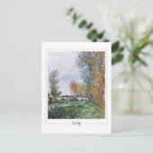 Alfred Sisley #179 - Fine Art Postcard Postkarte (Stehend Vorderseite)