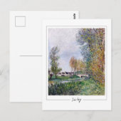 Alfred Sisley #179 - Fine Art Postcard Postkarte (Vorne/Hinten)