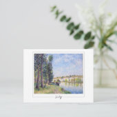 Alfred Sisley #19 - Fine Art Postcard Postkarte (Stehend Vorderseite)
