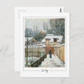 Alfred Sisley #1 - Fine Art Postcard Postkarte (Vorne/Hinten)