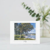 Alfred Sisley #207 - Fine Art Postcard Postkarte (Stehend Vorderseite)