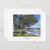 Alfred Sisley #207 - Fine Art Postcard Postkarte (Vorne/Hinten)