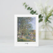 Alfred Sisley #345 - Fine Art Postcard Postkarte (Stehend Vorderseite)