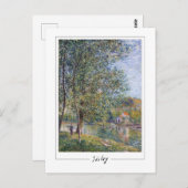 Alfred Sisley #345 - Fine Art Postcard Postkarte (Vorne/Hinten)