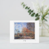 Alfred Sisley #372 - Fine Art Postcard Postkarte (Stehend Vorderseite)