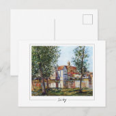 Alfred Sisley #579 - Fine Art Postcard Postkarte (Vorne/Hinten)