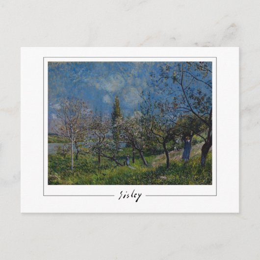 Alfred Sisley #5 - Fine Art Postcard Postkarte (Vorderseite)