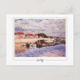Alfred Sisley #6 - Fine Art Postcard Postkarte
