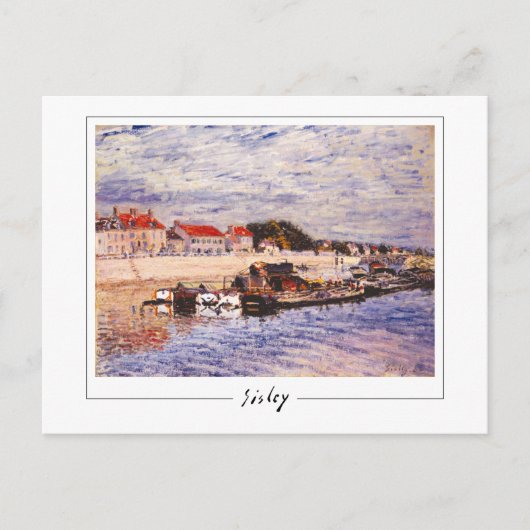 Alfred Sisley #6 - Fine Art Postcard Postkarte (Vorderseite)