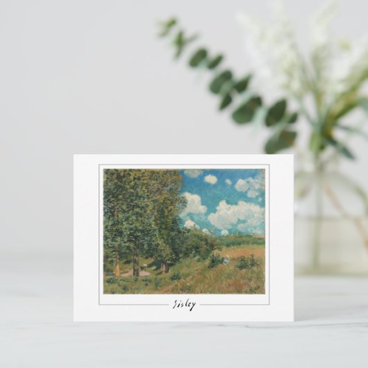 Alfred Sisley #9 - Fine Art Postcard Postkarte (Stehend Vorderseite)