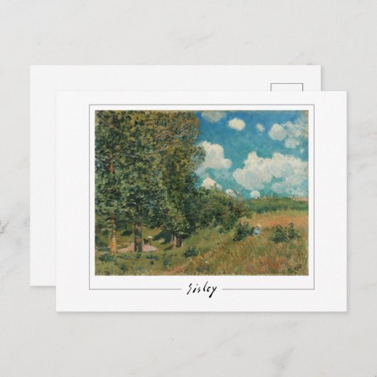 Alfred Sisley #9 - Fine Art Postcard Postkarte (Vorne/Hinten)