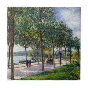 Alfred Sisley - Allee der Kastanienbäume Fliese