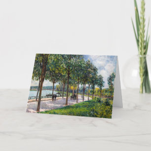 Alfred Sisley - Allee der Kastanienbäume Karte