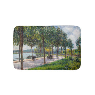 Alfred Sisley - Allee of Kastanienbäume Badematte