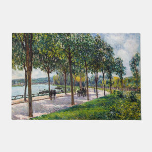 Alfred Sisley - Allee of Kastanienbäume Fußmatte