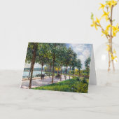 Alfred Sisley - Allee of Kastanienbäume Karte (Gelbe Blume)