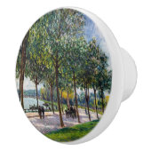 Alfred Sisley - Allee of Kastanienbäume Keramikknauf (Rechts)