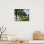 Alfred Sisley - Allee of Kastanienbäume Poster (Küche)