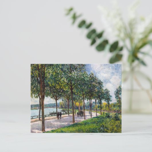 Alfred Sisley - Allee of Kastanienbäume Postkarte (Stehend Vorderseite)