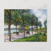 Alfred Sisley - Allee of Kastanienbäume Postkarte (Vorderseite)