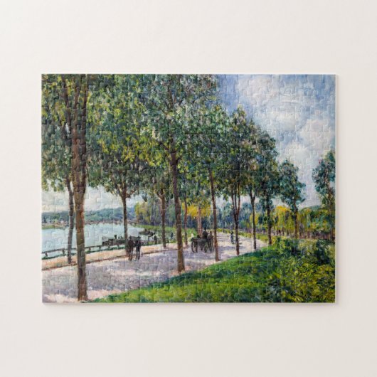 Alfred Sisley - Allee of Kastanienbäume Puzzle (Horizontal)